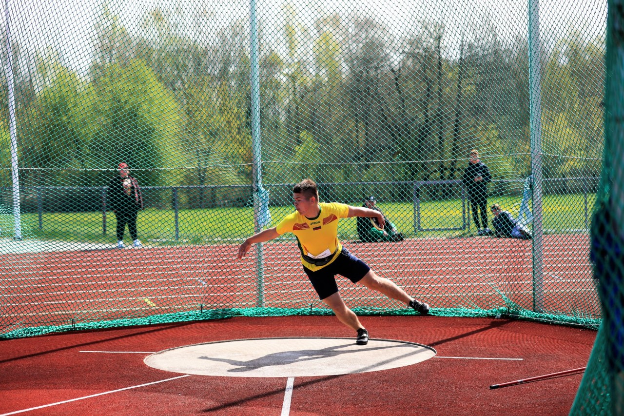 2022-05-08 Lietuvos ilgų metimų čempionatas. Matas Paplauskas