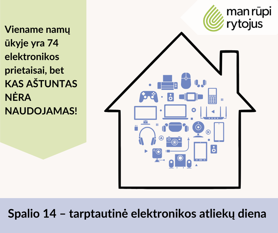 elektronikos atliekų diena - spalio 14