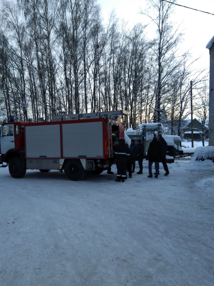 Plungės rajono savivaldybės priešgaisrinės apsaugos tarnybos Žemaičių Kalvarijos ugniagesių komandai padidinto pravažumo automobilis „Iveco Magirus“, 2022-12-19