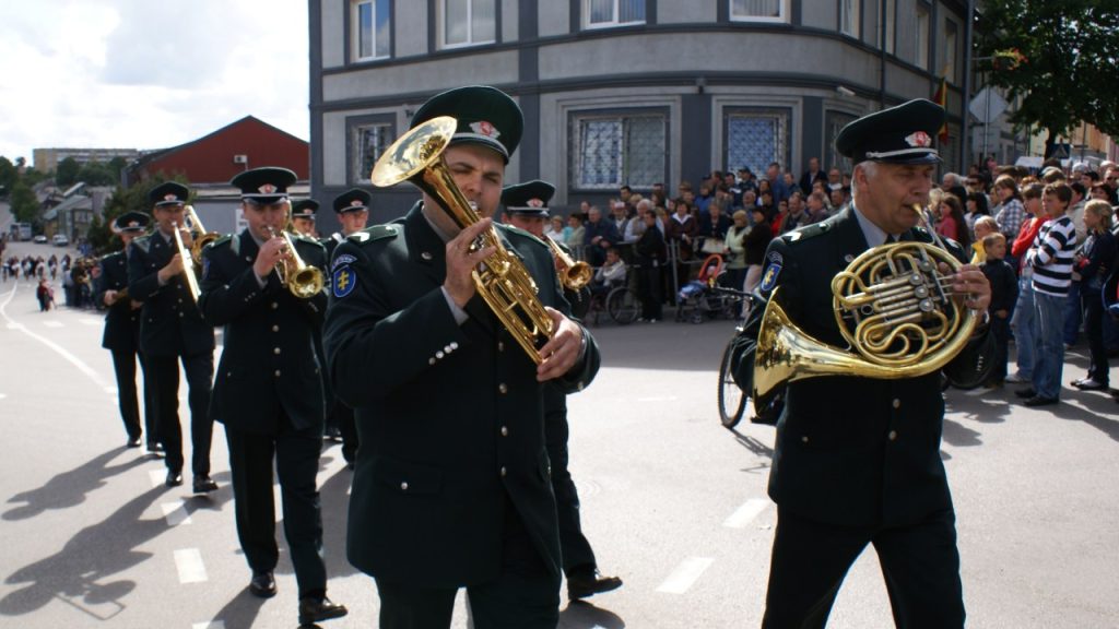 Plungės miesto šventė, eisena, 2009-06-20, S.Narkaus nuotr.