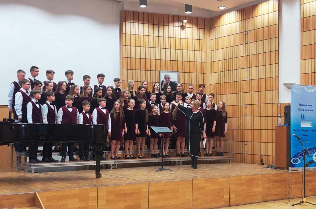 Tarptautinis chorų festivalis WE ARE SINGING CRACOW. Plungės kolektyvo pasirodymas.