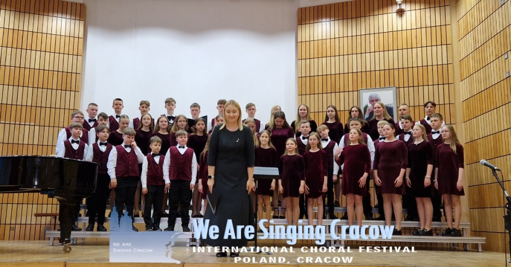 Tarptautinis chorų festivalis WE ARE SINGING CRACOW. Plungės kolektyvo pasirodymas.