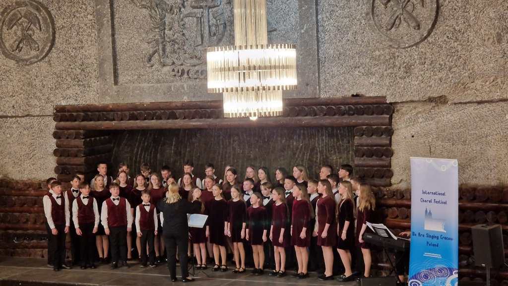 Tarptautinis chorų festivalis WE ARE SINGING CRACOW. Plungės kolektyvo pasirodymas.