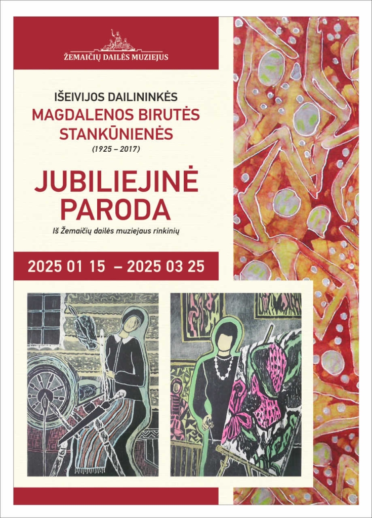 Išeivijos dailininkės Magdalenos Birutės Stankūnienės (1925-2017) jubiliejinė paroda