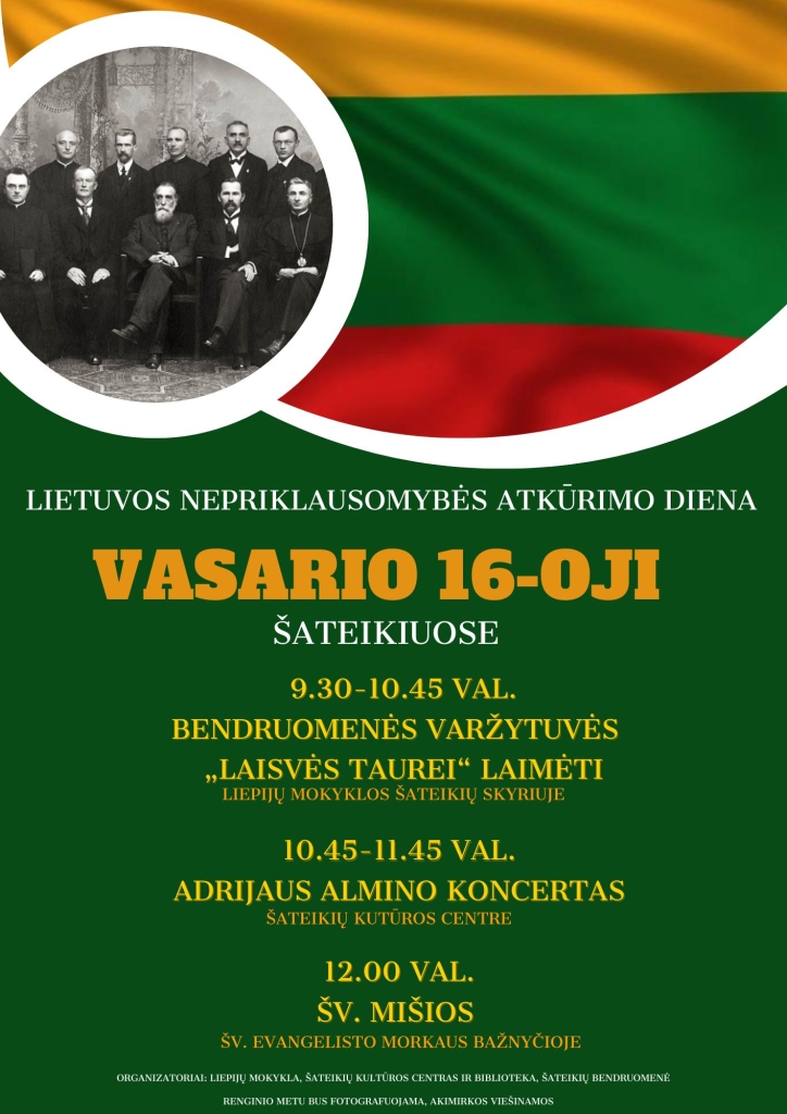 Vasario 16-osios minėjimas.